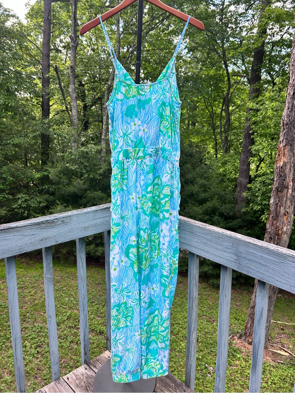 Lily Pulitzer Melba Jumpsuit L Tropical Preppy Summer Essential Lightweight - Picture 6 of 11